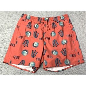 Patagonia Shorts Mens Size Medium Hydro Boardshorts Spaced Sumac Red 6" Inseam